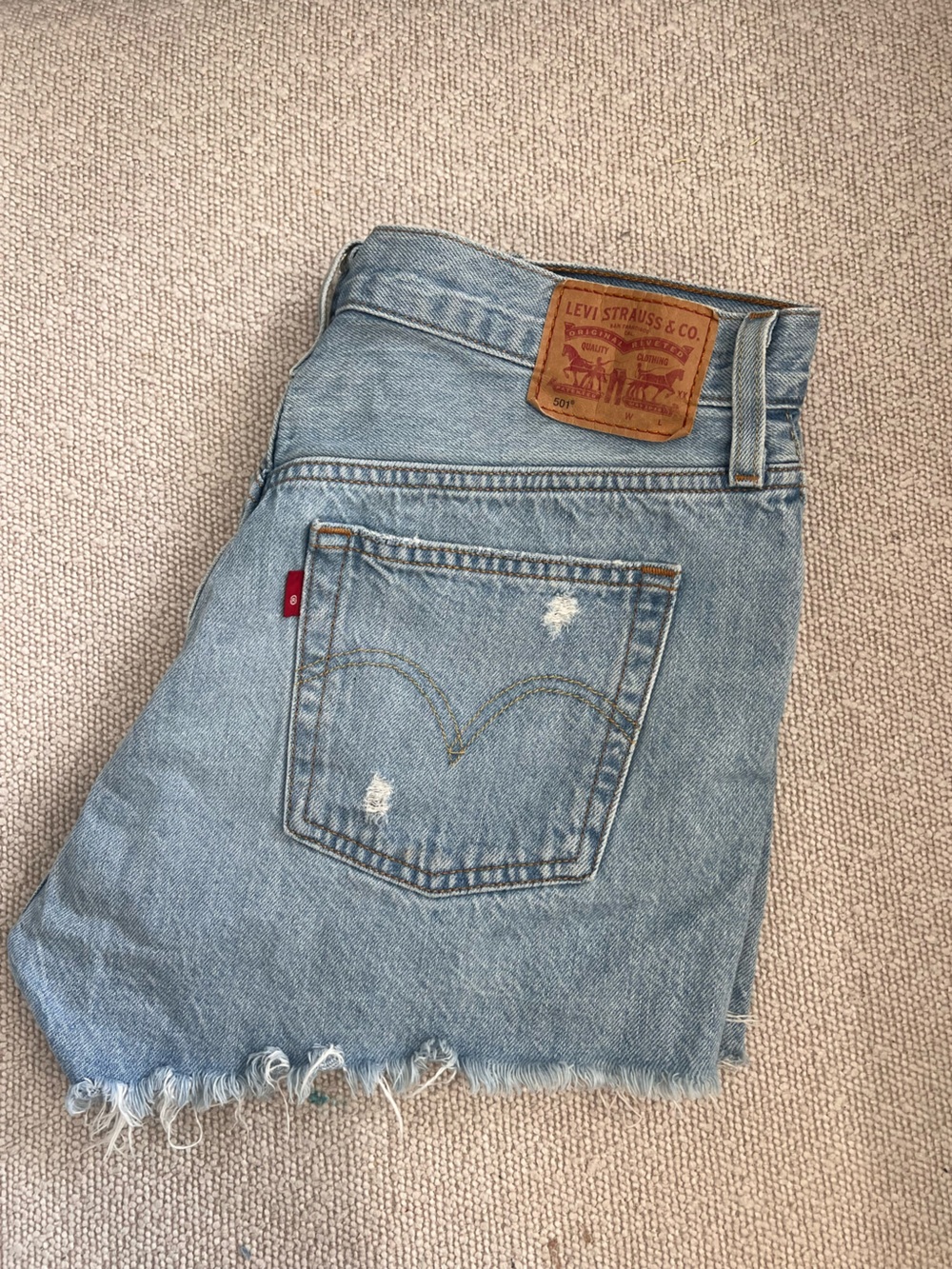 Levi's Light Blue Shorts